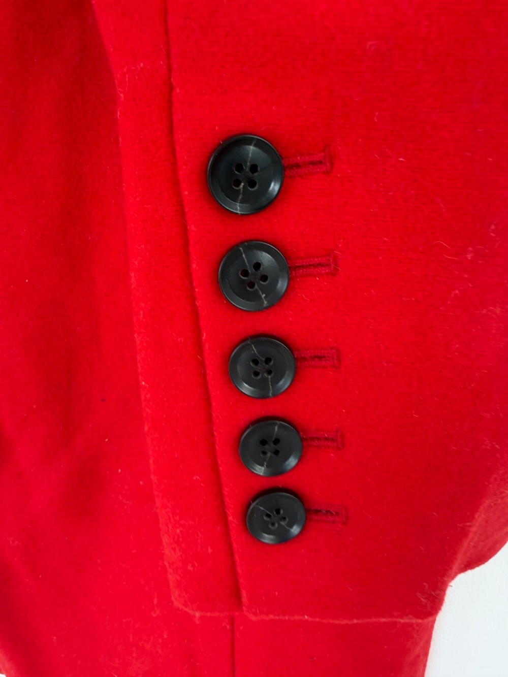 Red Wool Jacket - Picture 4 of 4